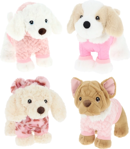 Keel Toys cagnolino di peluche con vestitino 18 cm (4 varianti)