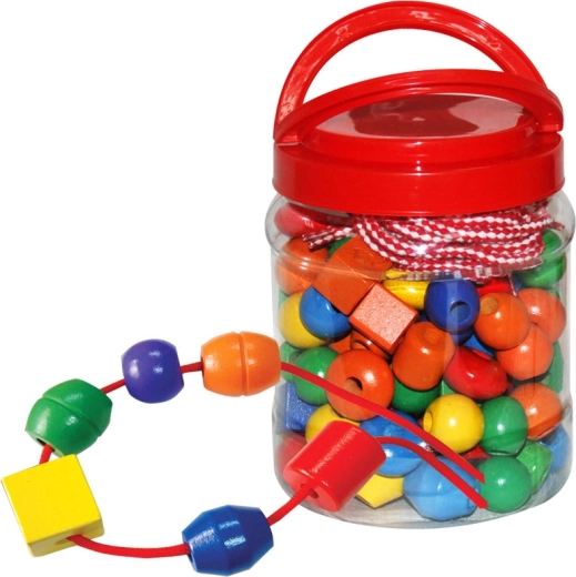 Set di Perline Colorate in Contenitore