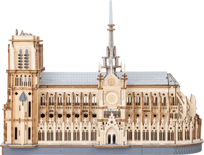 Puzzle 3D in legno RoboTime della cattedrale di Notre-Dame di Parigi