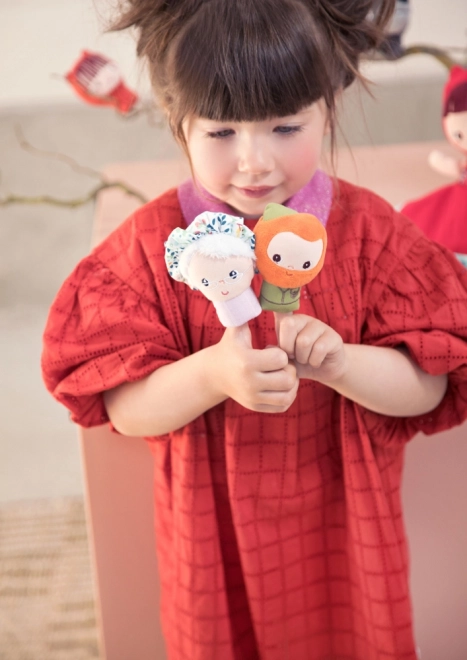 Set di marionette da dito Cappuccetto Rosso di Lilliputiens