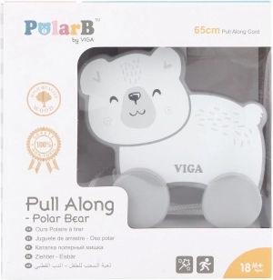 Trainabile di legno Orso polare