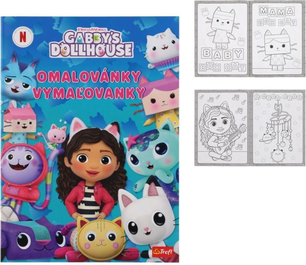 Libri da colorare Gabby's Dollhouse 20 × 27,5 cm