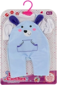 Abbigliamento per bambola 36–46 cm – tutina e maglietta