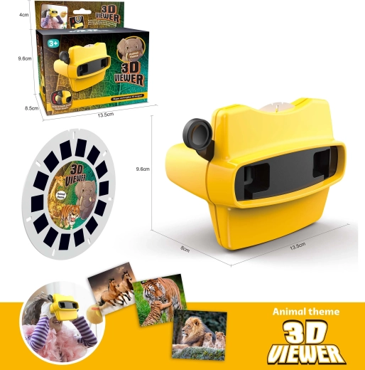 Occhiali 3D Safari per bambini 13,5 × 8 × 9,6 cm