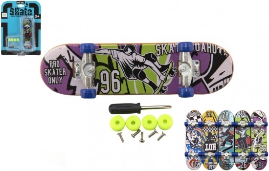 Finger skateboard con accessori