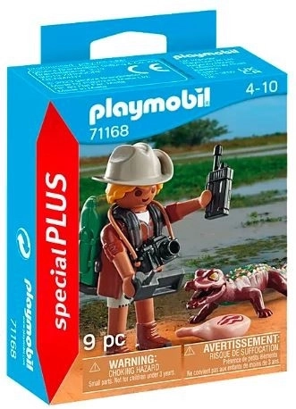 Playmobil Special Plus esploratore con giovane caimano