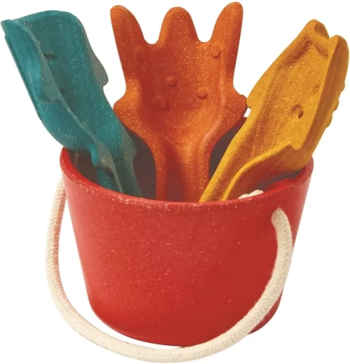 PlanToys set in legno per la sabbiera