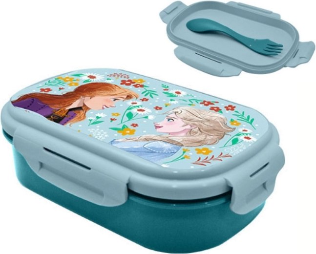 Portapranzo Frozen con set di posate 2 in 1