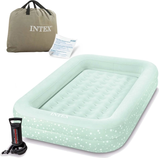 Lettino da viaggio gonfiabile per bambini INTEX 168 × 107 × 25 cm con pompa
