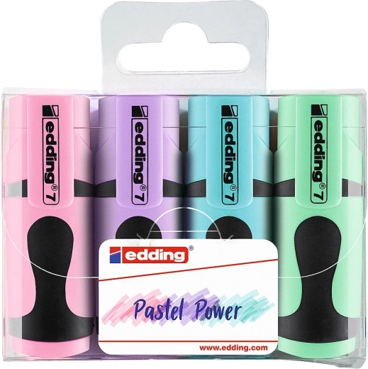 Evidenziatori Edding Mini Pastel, set da 4 pezzi