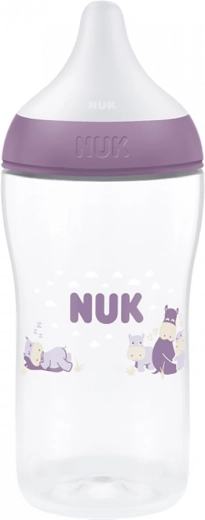Biberon NUK Perfect Match con controllo della temperatura Hippo 260 ml