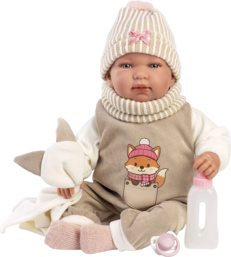 Llorens New born bambola neonato realistica con suoni 44 cm