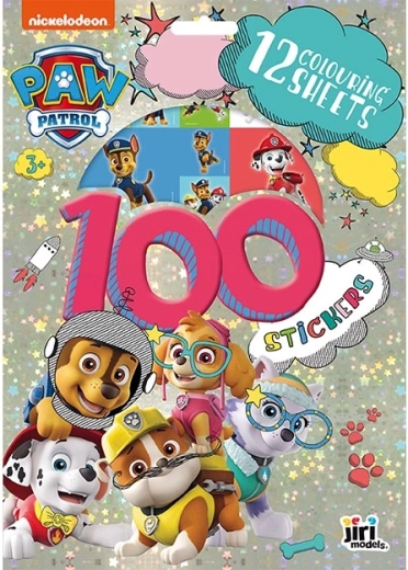 Paw Patrol - album da colorare e adesivi (oltre 100 pz) - 1 pezzo