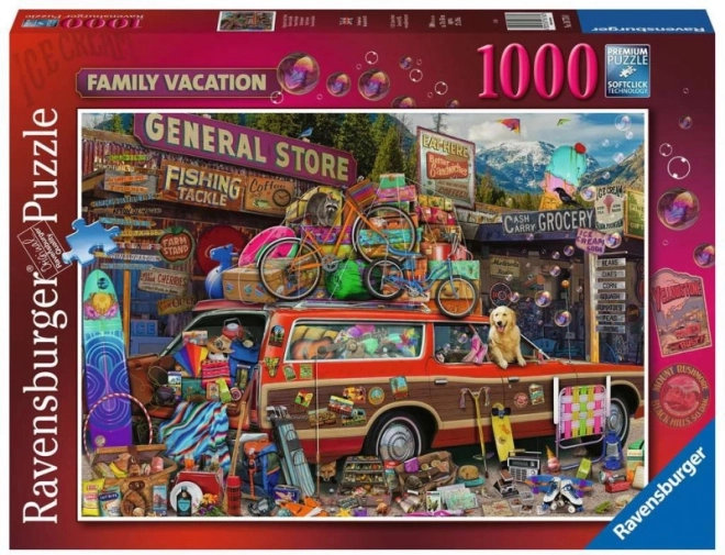 Puzzle 2D 1000 pezzi Vacanza in famiglia