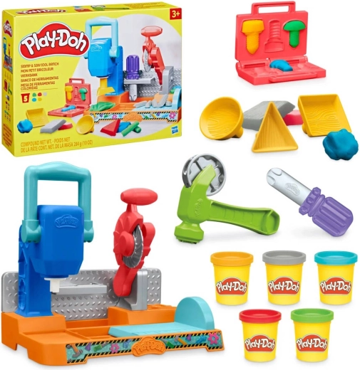 Hasbro Play-Doh laboratorio colorato con plastilina e strumenti