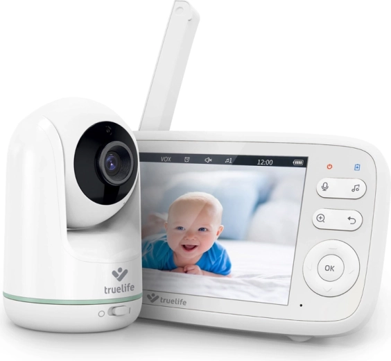 TrueLife video baby monitor 360° NannyCam R5 con display da 5" e videocamera HD