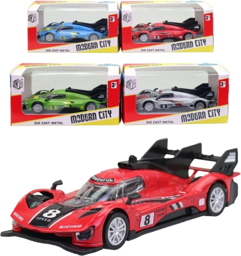 Auto da corsa in metallo 11 cm