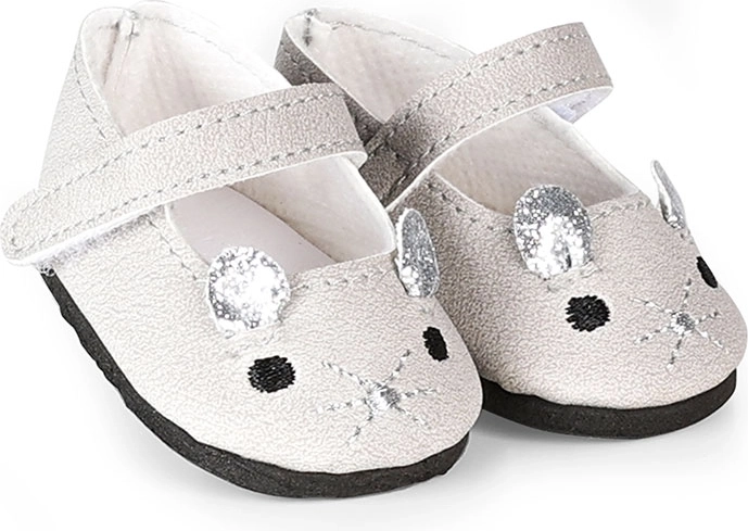 Ballerine a forma di topolina per bambole 36–40 cm Skrållan