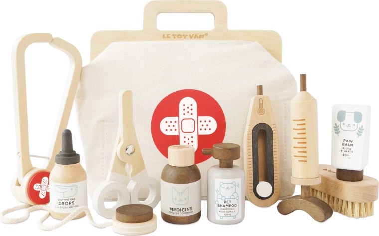 Le Toy Van valigetta veterinaria in legno per bambini
