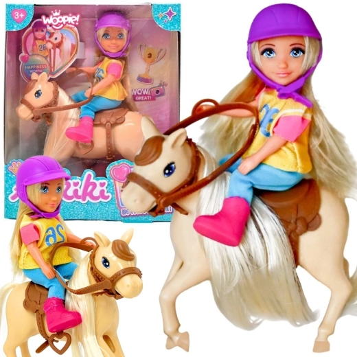 Woopie Royal set bambola cavallerizza con cavallo
