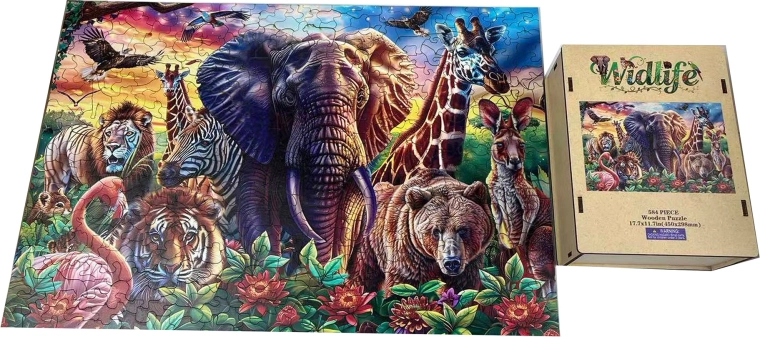 Puzzle in legno Natura selvaggia