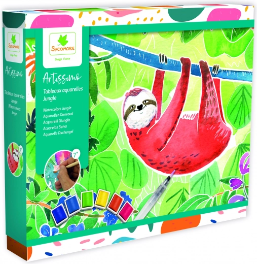 Artissimo - Immagini ad acquerello di animali della giungla