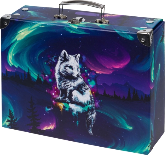 Baagl valigetta scolastica pieghevole Aurora con rinforzi metallici