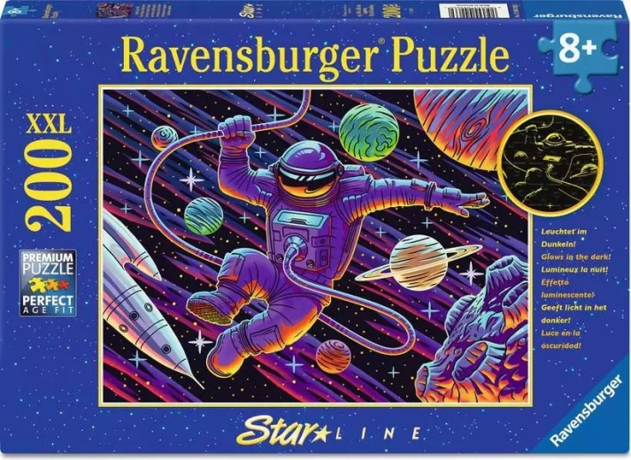 Ravensburger puzzle luminoso gita nello spazio XXL 200 pezzi