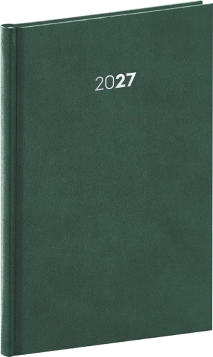 Agenda settimanale Notique Balakon 2027 verde 15 × 21 cm