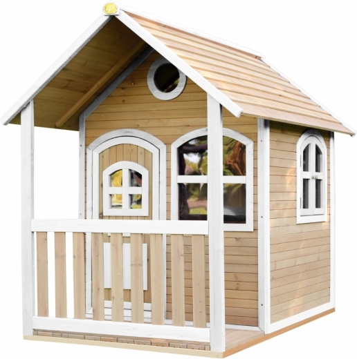 Casetta in legno per bambini AXI Alex con finestre, altezza 178 cm