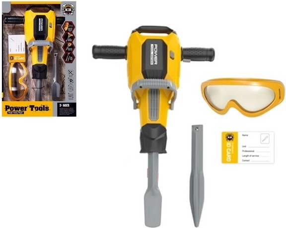 Martello pneumatico per bambini Power Tools – giallo