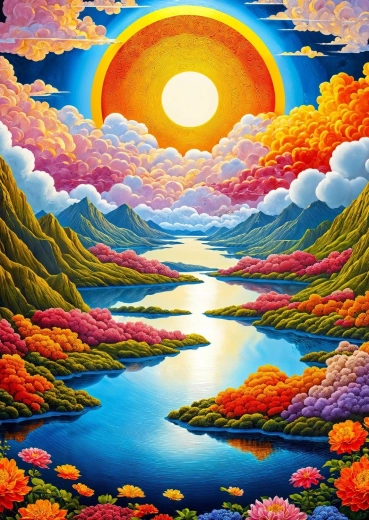 Puzzle Enjoy Alba graduale 1000 pezzi