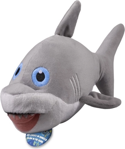 Squalo di peluche che si illumina al buio 20 cm - 1 pezzo