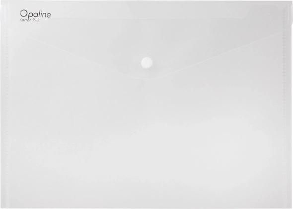 Bustina con bottone A5 Opaline trasparente
