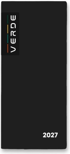 Agenda mensile in copertina PVC 2027 nera