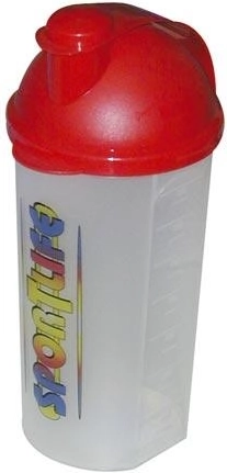 Shaker per bevande 700 ml con coperchio, mix di colori