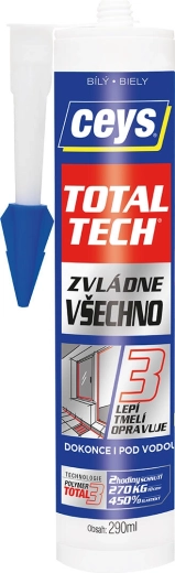 Adesivo e sigillante universale 290 ml CEYS TOTAL TECH bianco