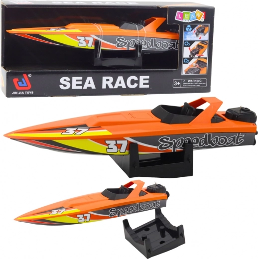 Motoscafo a molla per l’acqua – arancione