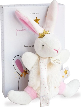 Set regalo Doudou - Coniglietto con supporto per ciuccio