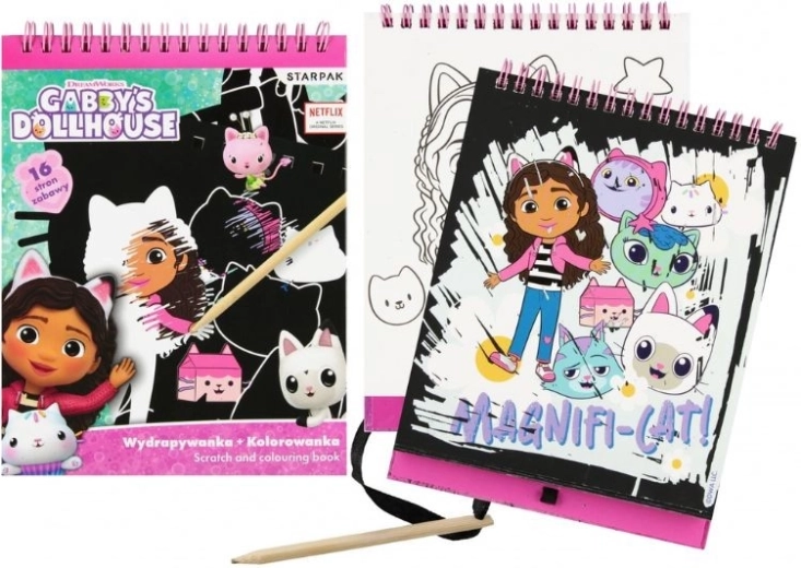 Libro da grattare Gabby's Dollhouse - 1 pezzo