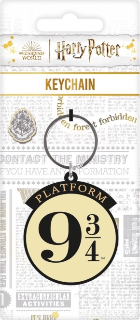 Portachiavi in gomma HARRY POTTER binario 9 e 3/4