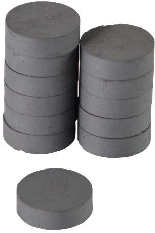 Magneti 16 mm neri, set da 12 pezzi