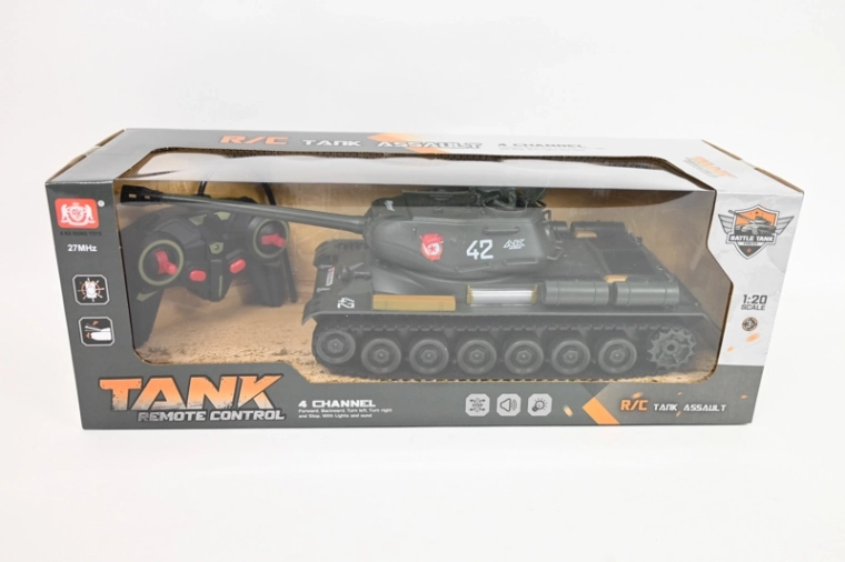 Carro armato RC radiocomandato con caricabatterie