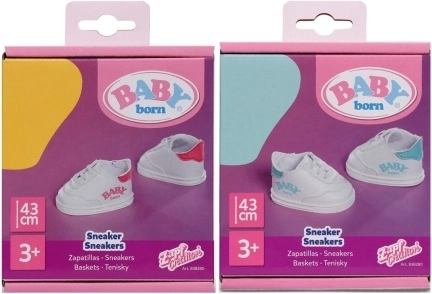 Scarpe da ginnastica BABY born per bambola da 43 cm - 1 pezzo