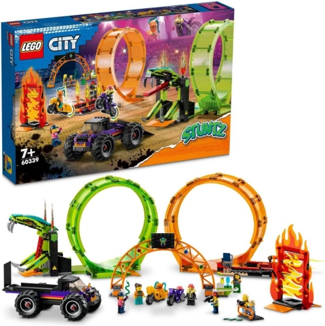 LEGO City Stuntz Doppio Loop da Stunt
