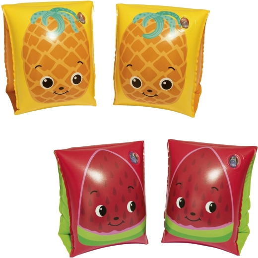 Braccioli gonfiabili per bambini BESTWAY frutta – anguria/ananas 23 × 15 cm