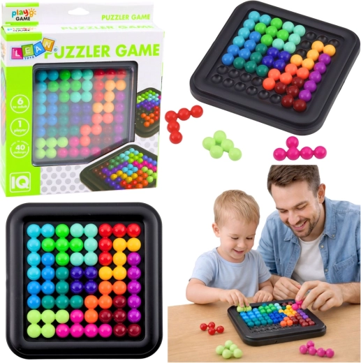 Gioco logico e rompicapo con palline colorate