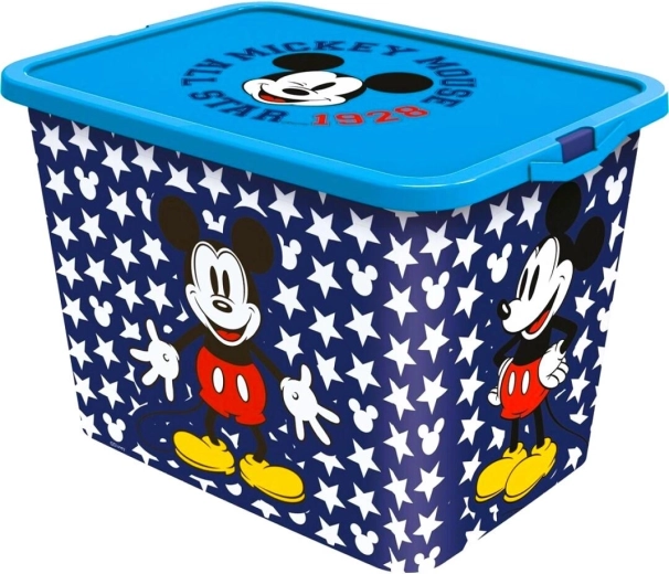 Box contenitore con coperchio a clip Disney Mickey