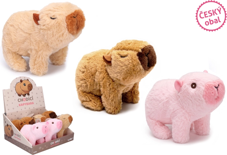 Capibara con effetti sonori 15 cm - confezione in ceco - 1 pezzo