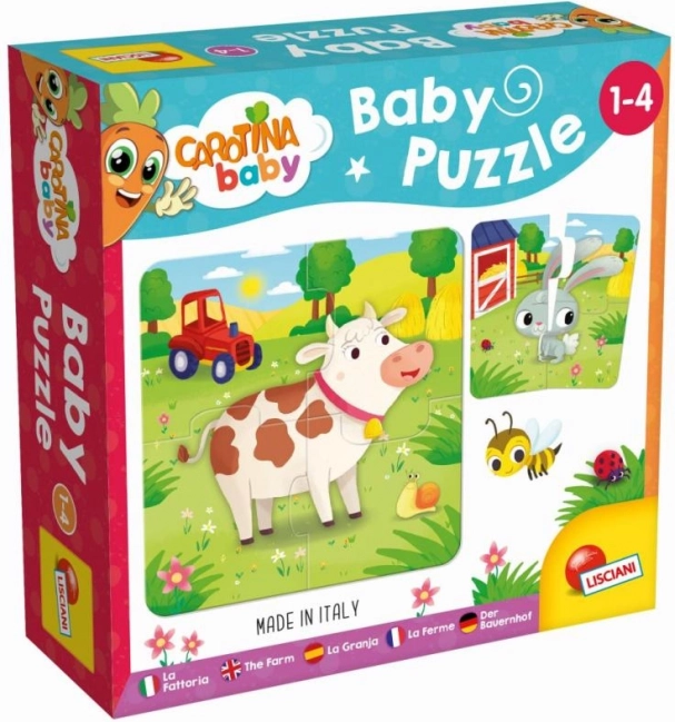 Carotina baby puzzle fattoria